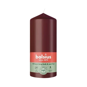 Bolsius Stompkaars Fluweel Rood 6.8 x 13 cm