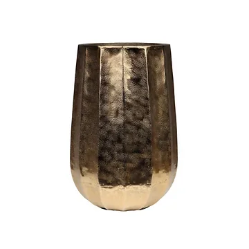 Pot aluminium brush gold 55 x 64.5 cm