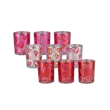 Love You Hearts Candle Holder 8 cm