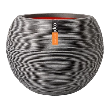 Capi Europe Bloempot Nature Rib Antraciet 62 x 48 cm