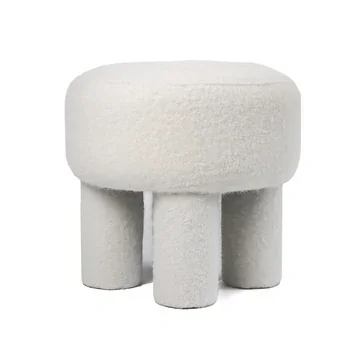 24Seven Seven Poef Lima Creme 43 x 43 cm