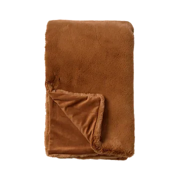 Dutch Decor Plaid Zinzi Tobacco Brown 140 x 180 cm