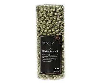 Decoris kralenketting Marilene groen 10 m