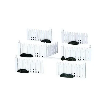 Lemax Plastic Picket Fence set van 7