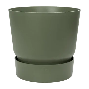 Elho Bloempot Greenville Rond Blad Groen 55 x 50 cm