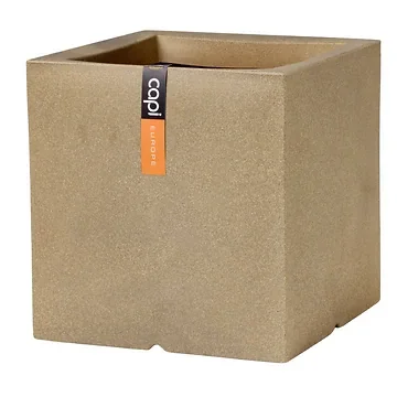 Capi Europe Bloempot Smooth Vierkant Beige 40 x 40 x 40 cm