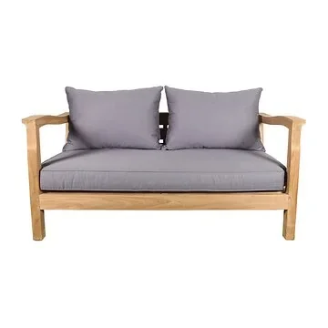 Timber Bank 2-zits Charles Naturel 142 x 80 x 65 cm
