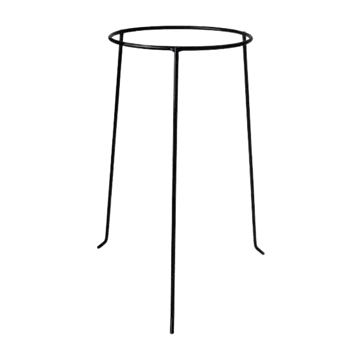 Esschert Design Bloempot Standaard Metaal Zwart Ø25 cm