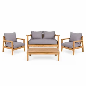 Timber Loungeset 4-zits Charles Hout