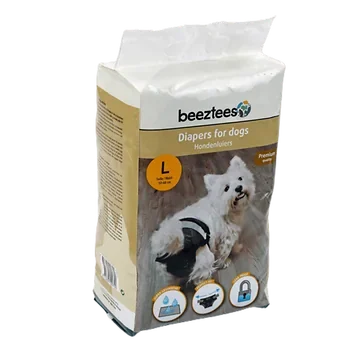 Beeztees Hondenluier Zwart L 10 stuks
