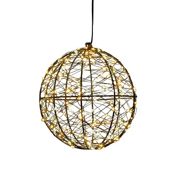 Anna's Collection Lichtbal metaal 300 lampjes luxery 25 cm