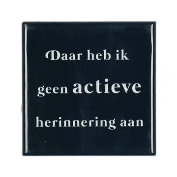 Tegel Actieve Zwart 10 x 10 cm
