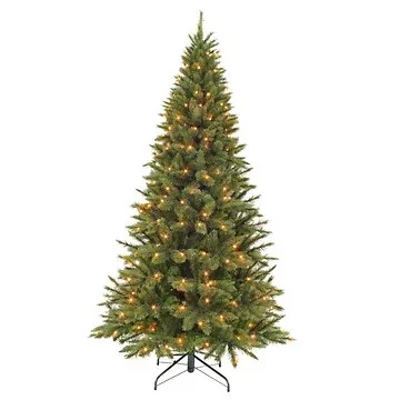 Triumph Tree kunstkerstboom Forest Frosted smal groen met verlichting 230 x 130 cm