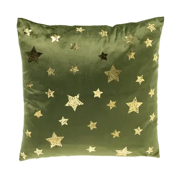 Dutch Decor Sierkussen Starry Sky Bronze Green 45 x 45 cm