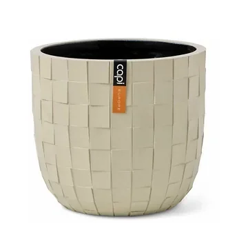 Capi Europe Bloempot Blocks Beige 14 x 13 cm