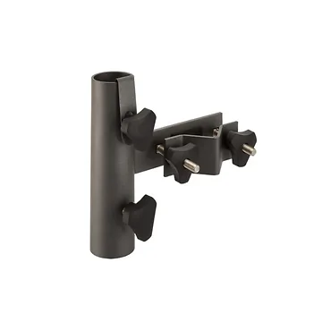 Platinum Balkonklem Verticale Ronde Reling Antraciet 17.2 x 4.5 x 16 cm
