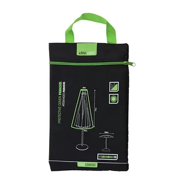 Pro Garden Parasolhoes Zwart 28 x 50 x 175 cm
