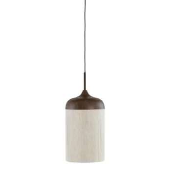 Light & Living Hanglamp Dania Bruin 16 x 16 x 31 cm