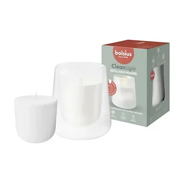 Bolsius Starterkit Geurkaars Clean Light Zero