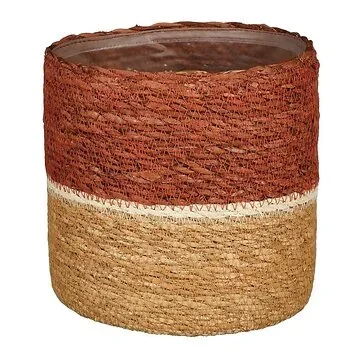 Mica Decorations Mand Damian Rond Rood 16 x 16 cm