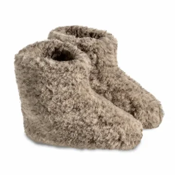 Woolwarmers Wollen Slof Dolly Grijs