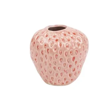 Des Pots Aardbeivaas rose 12 x 12 cm