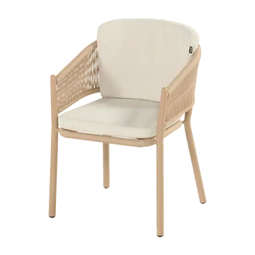 Hartman Eettaftelstoel Altea Rope Cappuccino