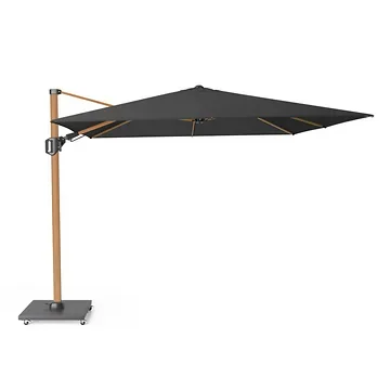 Platinum Zweefparasol Challenger T² Faded black Vierkant 300 x 300 cm