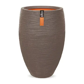 Capi Europe Bloempot Nature Rib Deluxe Warm Taupe 50 x 72 cm
