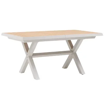 Royal Seasons Uitschuifbare tafel Bahia Beige 163/203 x 93 x 76 cm