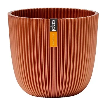 Capi Europe Bloempot Groove Metallic Koper 25 x 23 cm