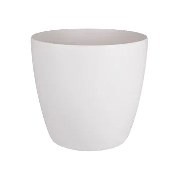 Elho Brussels Rond Wielen 47cm Wit