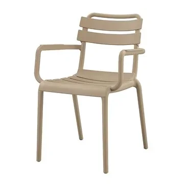 Ease Up Tuinstoel Kunststof Otis Latte 59 x 82.5 x 56.5 cm