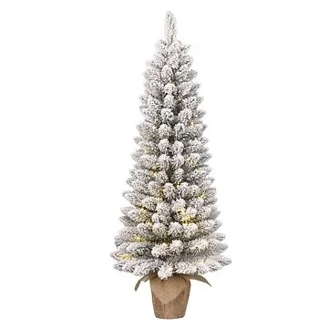 Black Box Trees kunstkerstboom mini sneeuw Gerlos met verlichting 90 x 41 cm