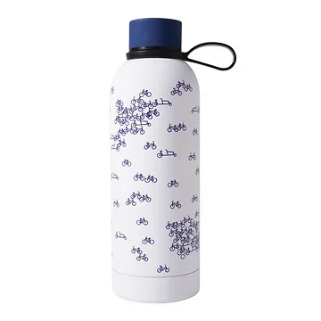 Heinen Delfts Blauw Waterfles de Blauwe Fiets