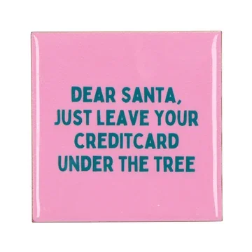Tegel Leave Your Creditcard 10 x 10 cm