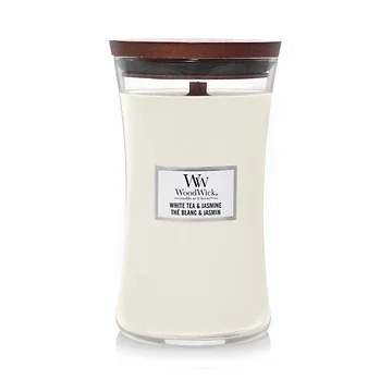 WoodWick White Tea & Jasmine Large Candle