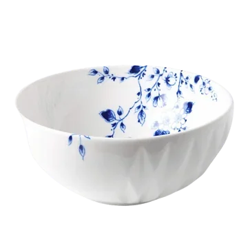 Heinen Delfts Blauw Vouw Soepkom