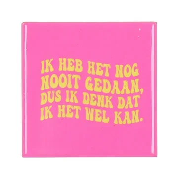 Tegel Ik Heb Het Nog Nooit Roze 10 x 10 cm