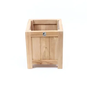 Timber Houten Plantenbak S Naturel 35 x 35 x 45 cm