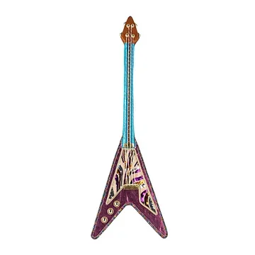 Gitaar roze 63 cm