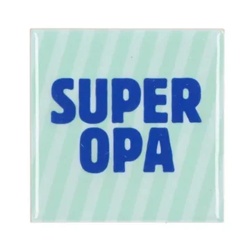 Daan Kromhout Design Tegel Super Opa Blue 10 x 10 cm