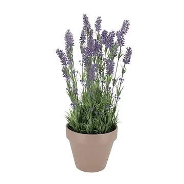Daan Kromhout Design Kunstplant Lavendel in Pot Terra 32 x 53 cm