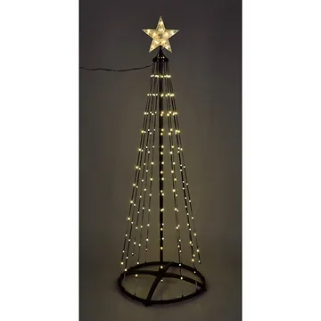 Boom zwart warm wit LED verlichting 150 cm