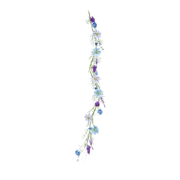 De Bosrand Guirlande Purple & Blue 180 cm