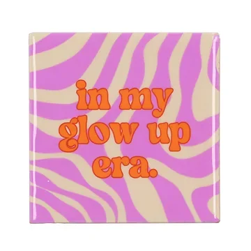 Tegel In My Glow Up Era Paars 10 x 10 cm