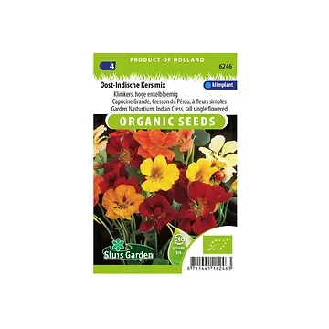 Tropaeolum majus Hoge enkele mix BIO
