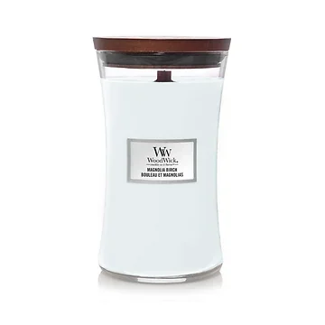 WoodWick Magnolia Birch Large Candle