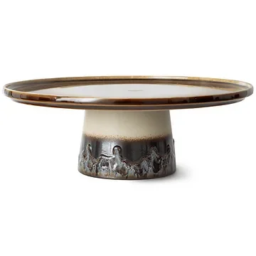 HKliving Taartplateau 70's Ceramics Orbit 26 cm