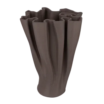 De Bosrand Vaas 3D Cacao Grey Keramiek 14 x 18 x 25 cm